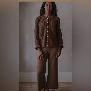 The Simple Folk the wide leg knit trouser size XL/14